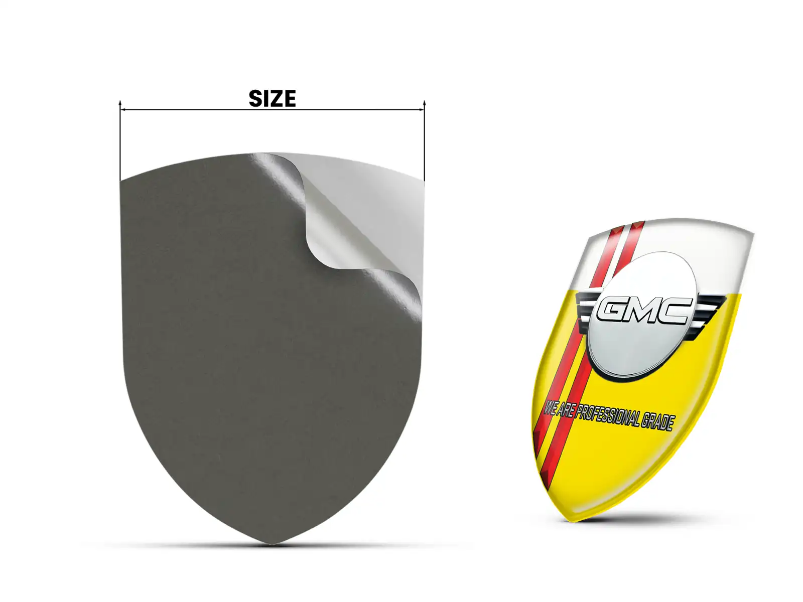 GMC Silikonaufkleber Professionell Anpassbar Design